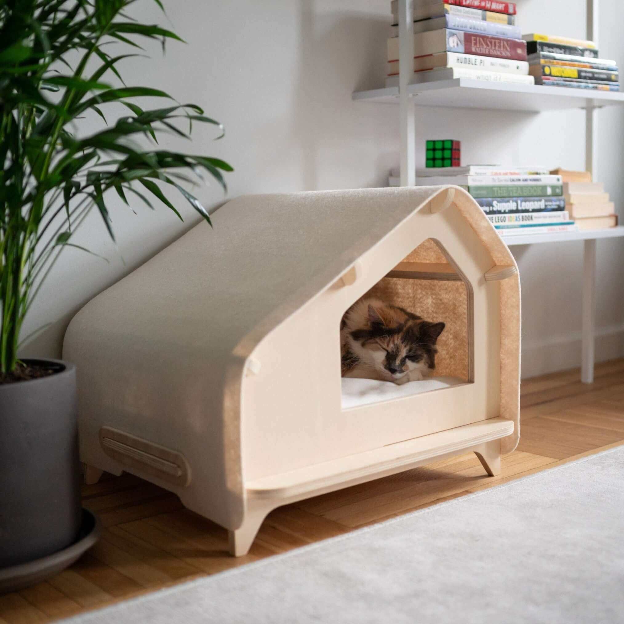 Rawry Pet Houses Luxe Cabin - Cream Medium / Rawry Pet Houses Luxe Cabin - Cream XL